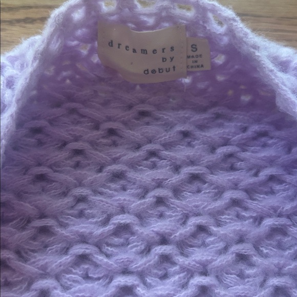 Dreamers By Debut Multicolor Knit Cardigan Size Small - Picture 4 of 11